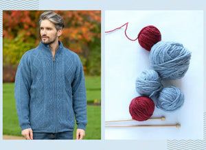 How To Knit a Men’s Cardigan Sweater?