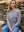 100% lambswool Cardigan - Grey