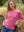 100% Lambswool Sweater - Pink