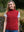 Merino and Mohair Sleeveless Vest Red