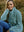 Cable Knit Side Zip Merino Wool Cardigan - Mermaid