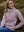 100% Merino Wool Side Zip Aran Cardigan – Baby Pink
