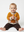 Baby Roll Neck Cardigan Mustard