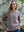 Ladies Roll Neck Raglan Crew Beige