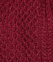 Aran Cable Knit Side Zip - Raspberry