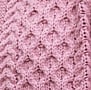 Clover Cropped Cardigan Pale Pink