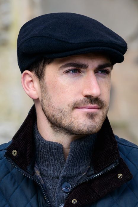 Black flat cap online