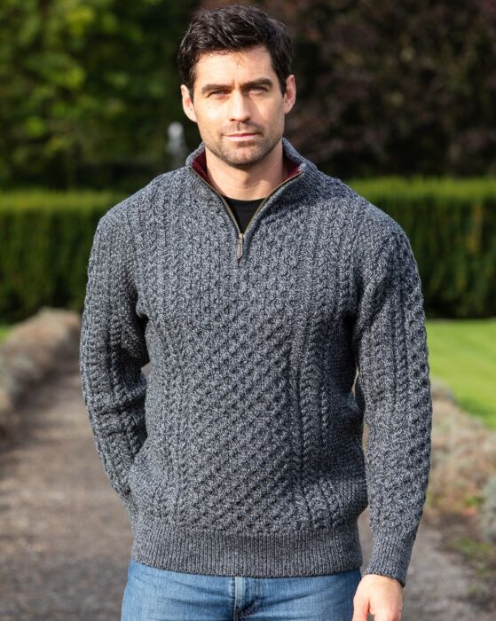 classic irish fisherman sweater - a standard for every wardrobe