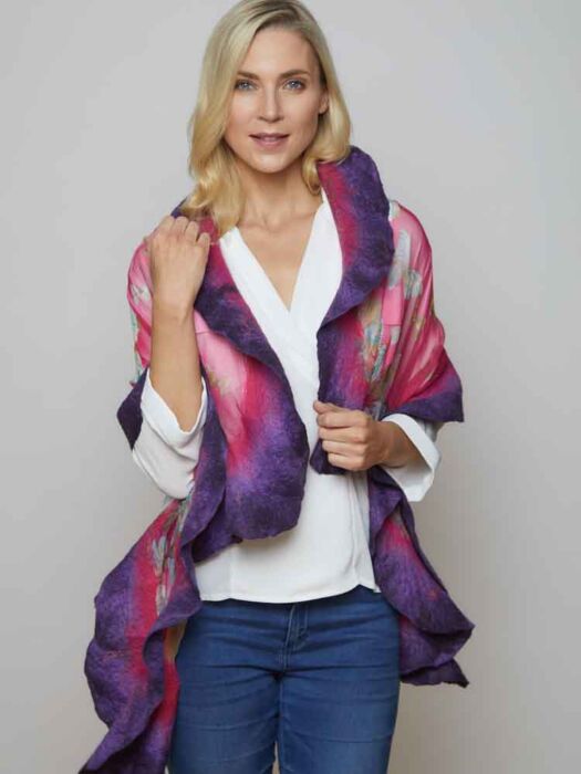 Merino wool shawl