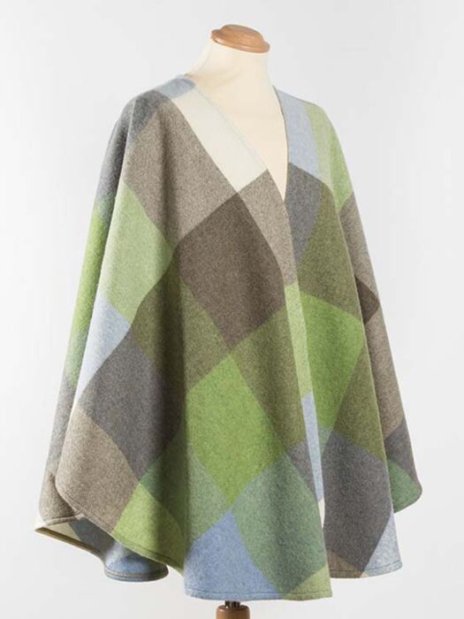 100% Lambswool Cape - Sue 614 | The Sweater Shop