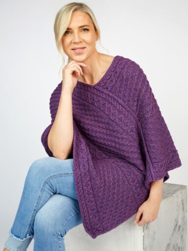 COS COS OVERSIZED CASHMERE SWEATER - PURPLE - Jumpers - COS 290.00