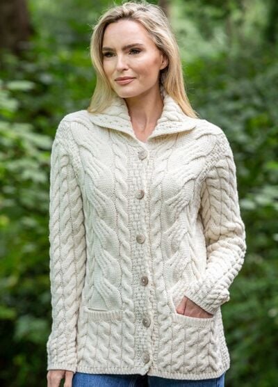 Super Soft Merino Wool Ladies Cardigan 