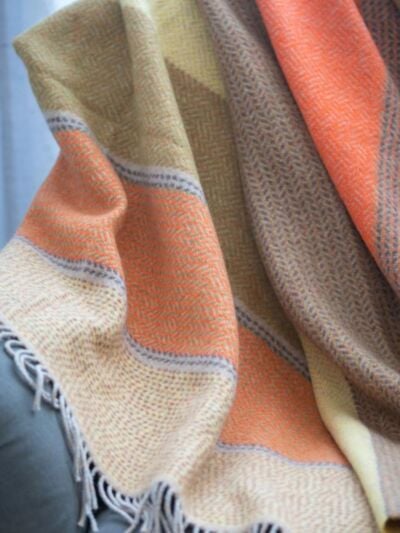 Wool and Cashmere Throw Col.1402