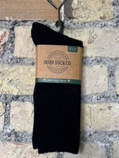 Mens Merino Wool Socks Black