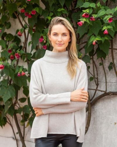 Super Soft Merino Wool / Cashmere Sweater - Beige