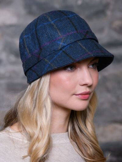 Tweed Flapper Cap Col. 80