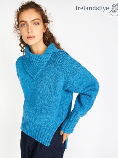 Slouchy Funnel Neck Sweater