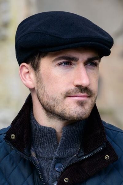 Trinity Flat Cap Black