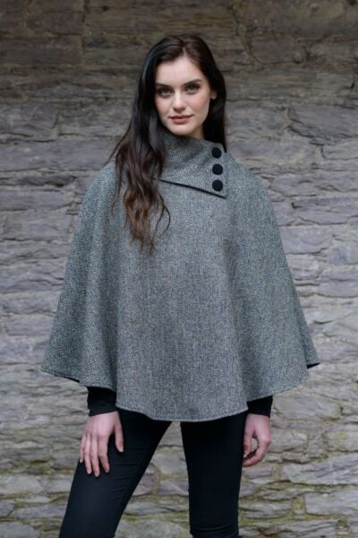 Irish Tweed Poncho 01